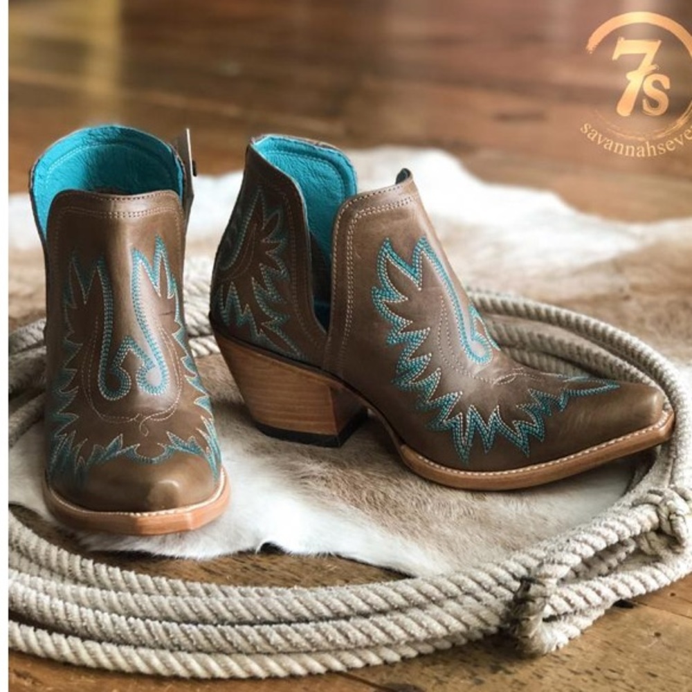 Ariat The Dixon (turq thunderbird) booties